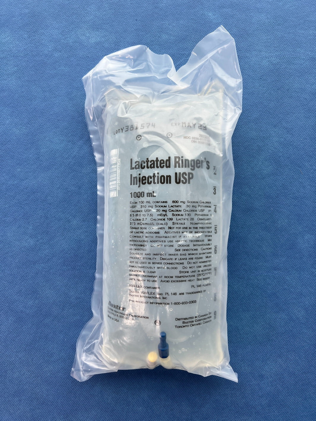 Lactated Ringer's Solutions – IV Fluid Supply