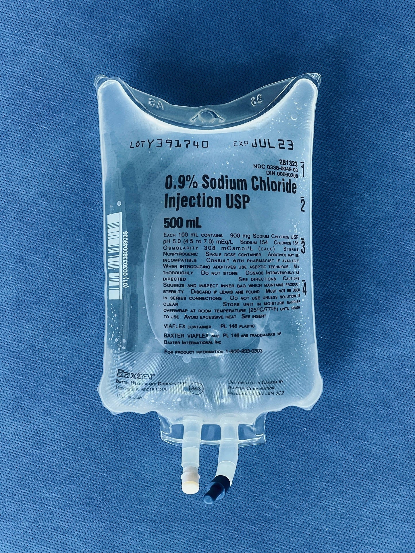 0.9% Sodium Chloride (Normal Saline) for IV Use: Safe for everyone, including pets. Ideal for hydration, medication dilution, and wound care. High-quality, sterile solution ensures reliable performance for medical professionals and pet care.