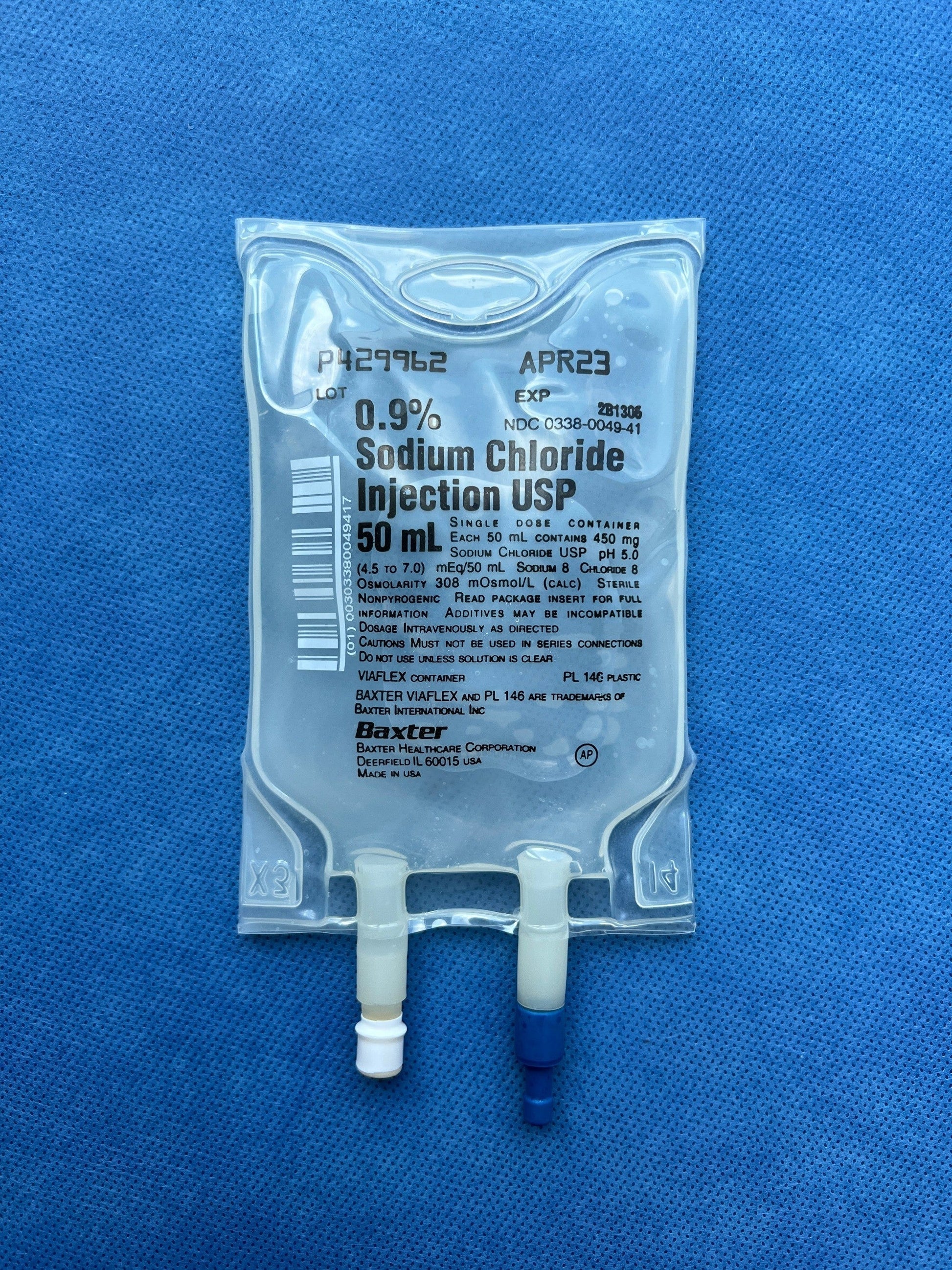 0.9% Sodium Chloride (Normal Saline) for IV Use: Safe for everyone, including pets. Ideal for hydration, medication dilution, and wound care. High-quality, sterile solution ensures reliable performance for medical professionals and pet care.