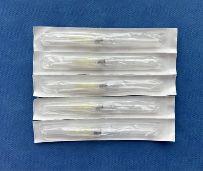 Shielded IV Catheter - 18G / 20G / 22G / 24G - 5 Pack